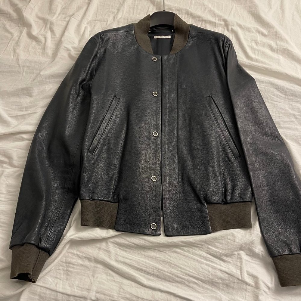 Paul Smith Leather Bomber Jacket